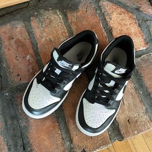 Black and white Panda Nikes (kids)